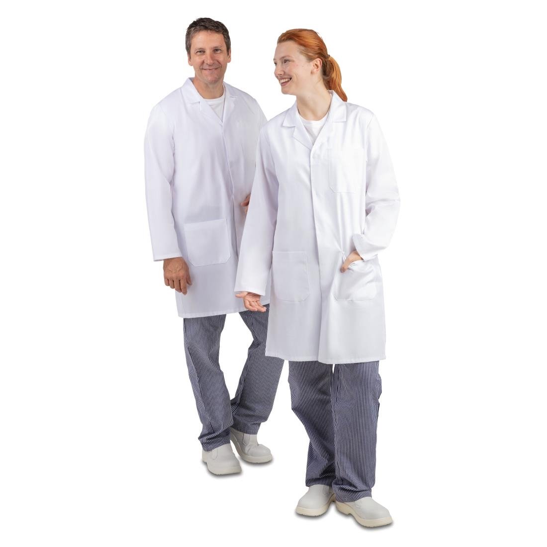 Blouse mixte Whites blanche - NISBETS