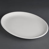 Assiettes ovales Olympia Athena 305 x 241mm (Lot de 6)