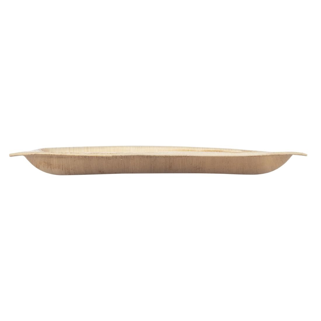 Assiettes creuses carrées en feuilles de palmier Fiesta Compostable 200mm (lot de 100)