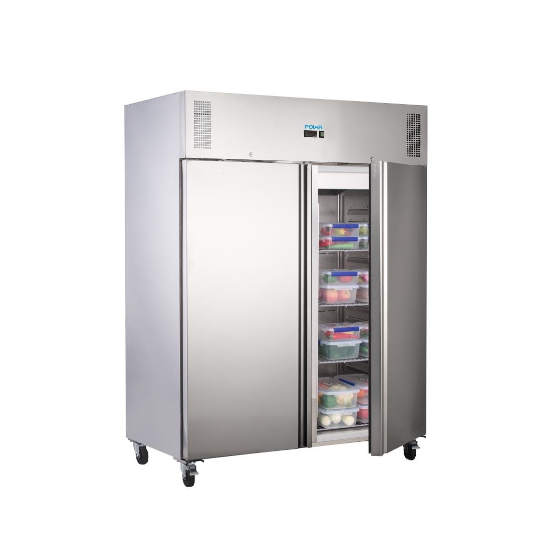 Armoire réfrigérée positive 2 portes Polar série U 1300L - NISBETS