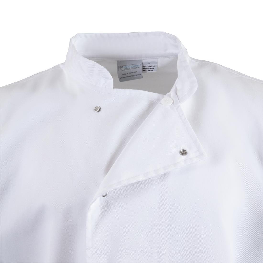 Veste de cuisine mixte Whites Nevada blanche - NISBETS