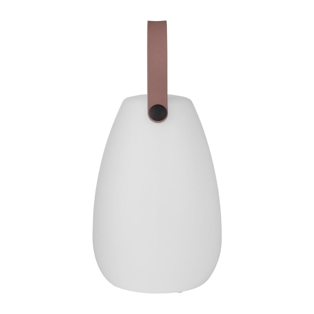 Lampe de table LED rechargeable Tristar coloris blanc chaud
