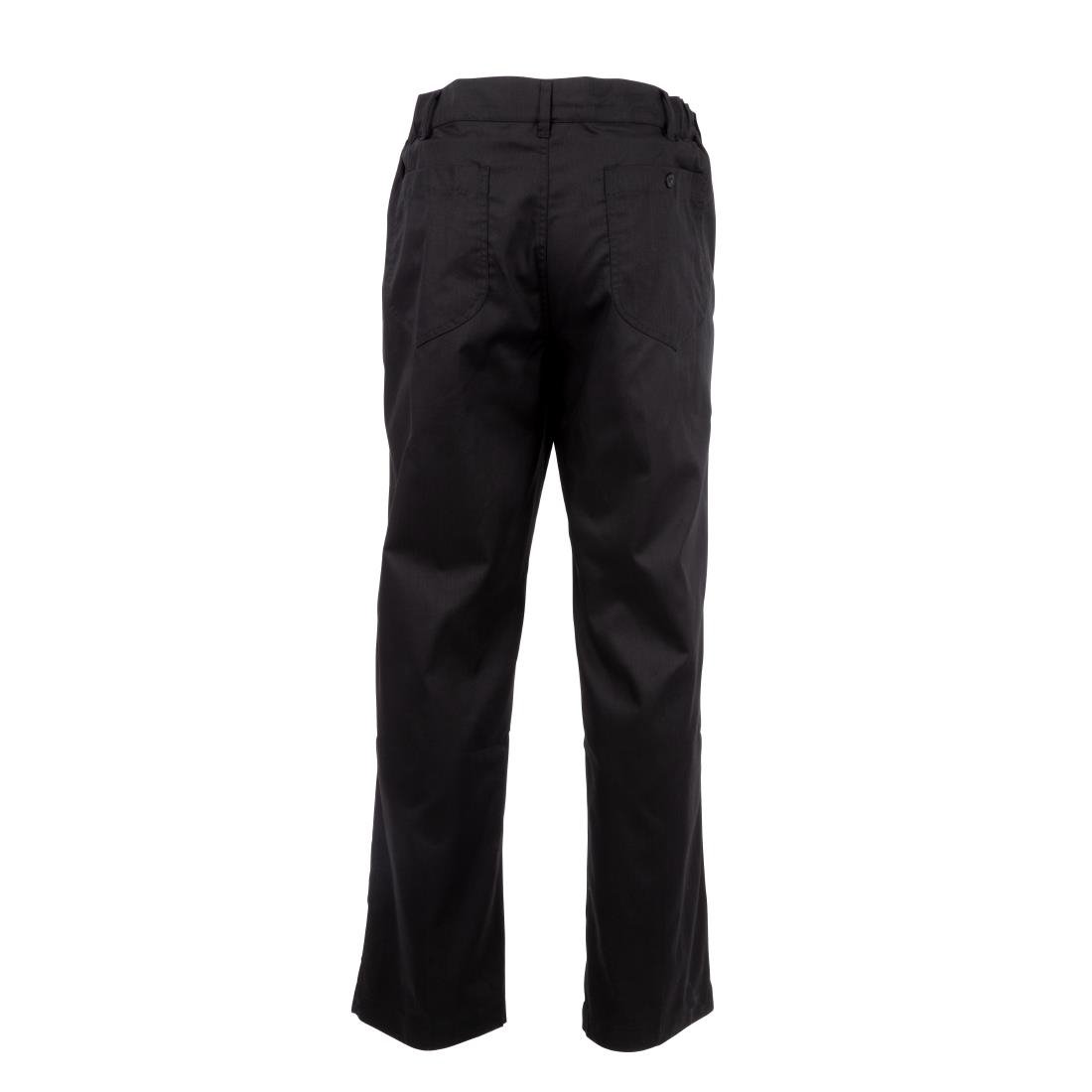 Pantalon de cuisine mixte Chef Works Professionnel chevrons noirs - NISBETS