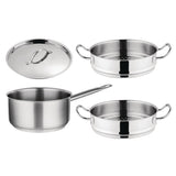 Ensemble 1 casserole et 2 paniers vapeur Vogue Cook Like A Pro - NISBETS