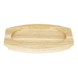 Planche en hévéa pour plat ovale en fonte Olympia 260x165mm pour FW817