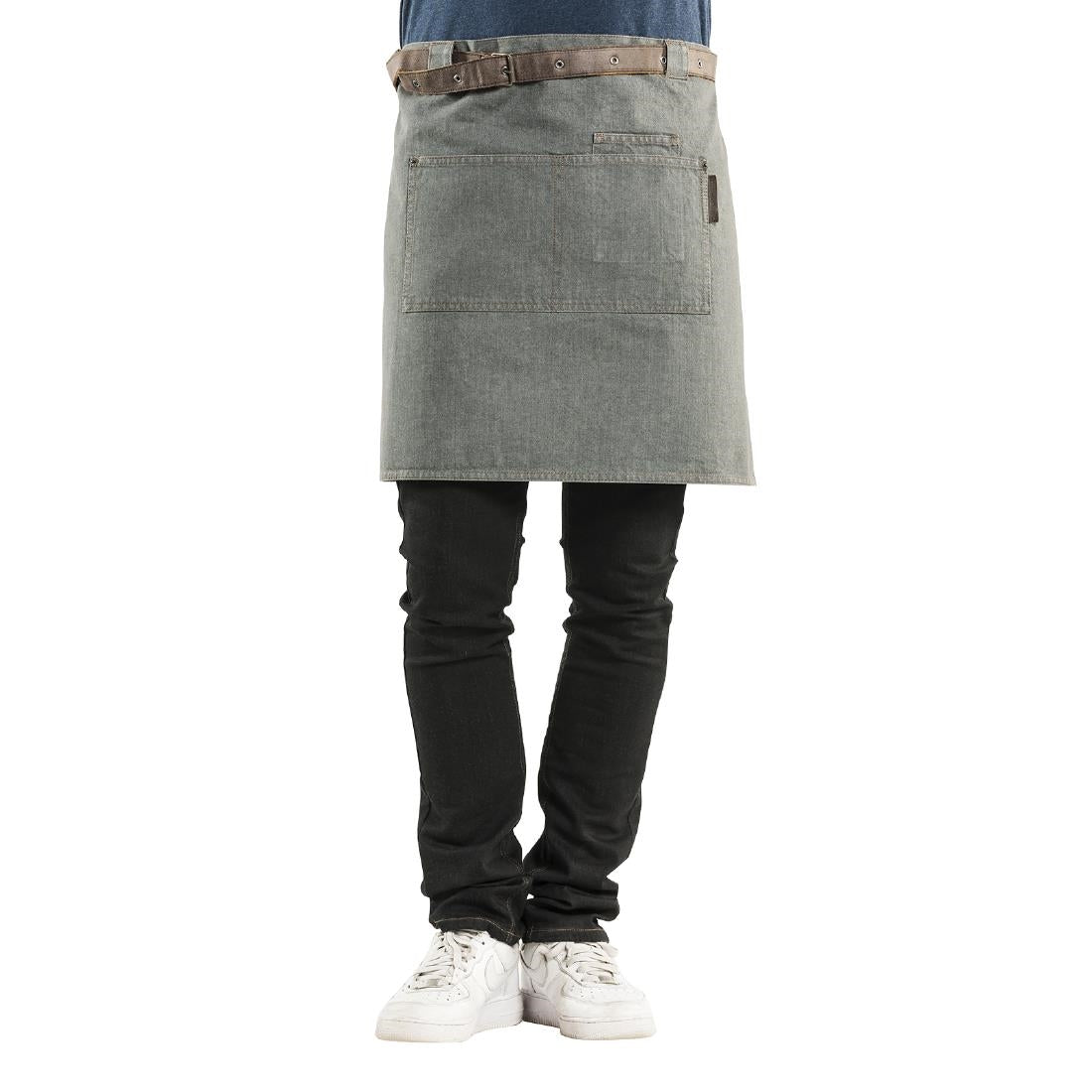Tablier mixte Chaud Devant Forene Denim gris 70x50 cm