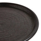 Assiettes plates noir mat Olympia Canvas 18 cm  (Lot de 6) - NISBETS