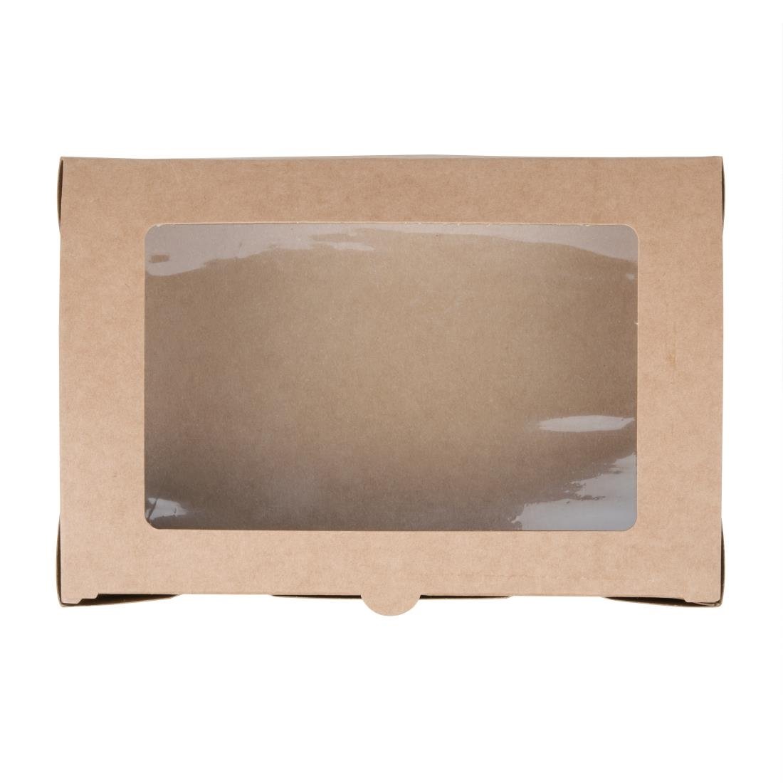Boîtes salade compostables avec fenêtre en PLA Fiesta Compostable 1 - NISBETS