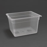 Bac en polypropylène GN 1/2 sans couvercle Nisbets Essentials 200mm