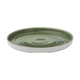 Assiettes avec rebord Churchill Stonecast Patina Green 210mm (Lot de 6)