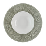 Assiettes à bord large Churchill Bamboo Ceramic Spinwash Alpine 231mm (Lot de 12)