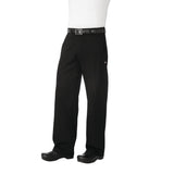 Pantalon de cuisine mixte Chef Works Professionnel chevrons noirs - NISBETS