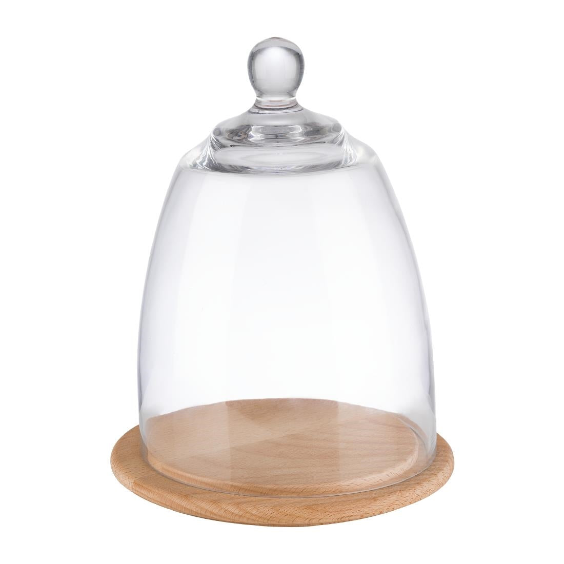 Plateau en bois avec couvercle en verre APS 185 x 240 mm - NISBETS