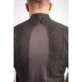 Veste mixte à boutons pression manches courtes Chef Works Tribeca denim noir S - NISBETS