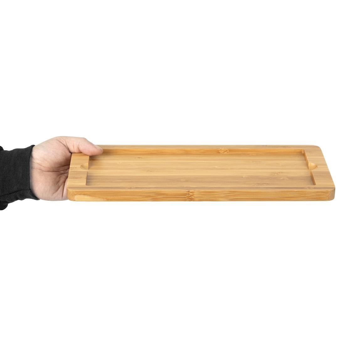 Planche support en bois Olympia 330 x 130mm pour ardoise CM062 - NISBETS