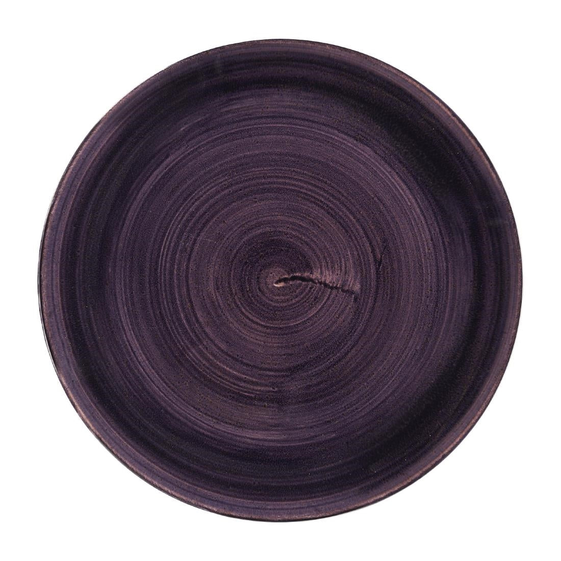 Assiettes rondes Churchill Stonecast Patina Purple 260mm (Lot de 12)
