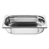 Bacs GN 1/2 en inox Nisbets Essentials 65 mm (lot de 3) - NISBETS