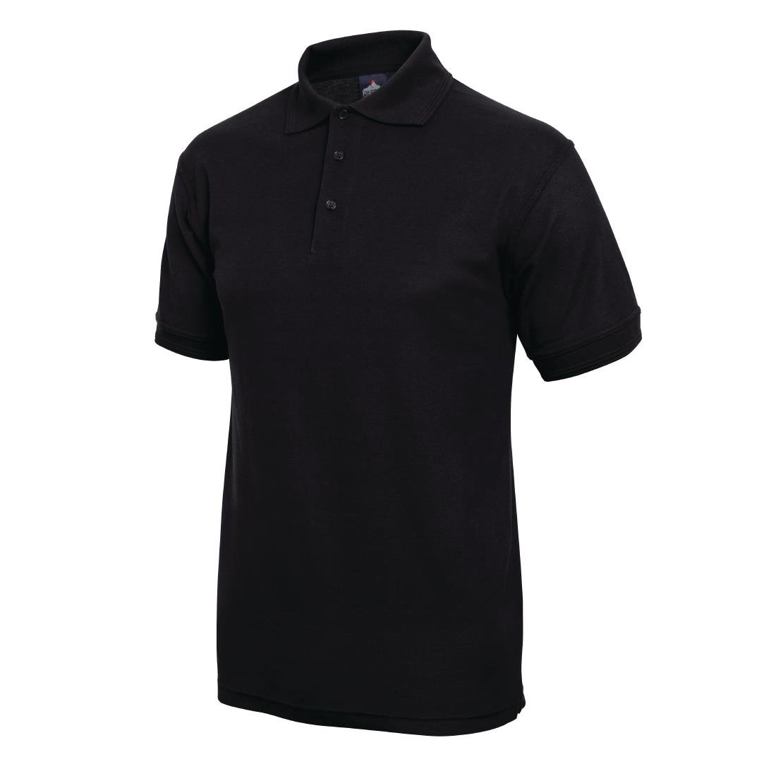 Polo mixte noir L - NISBETS