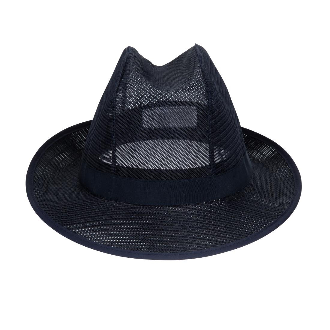 Chapeau Trilby bleu marine - NISBETS