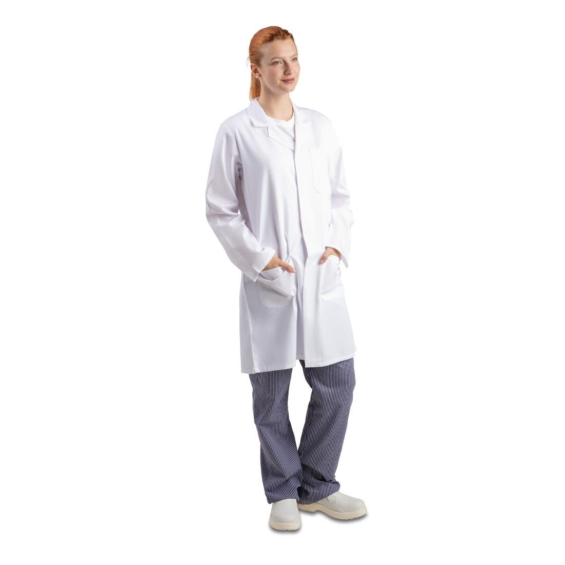 Blouse mixte Whites blanche - NISBETS