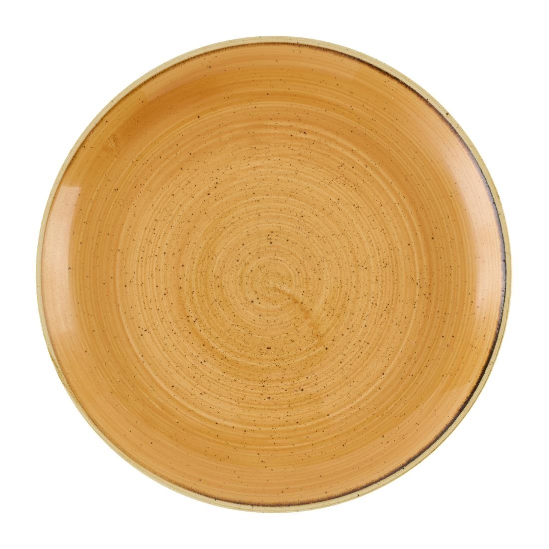 Assiettes avec rebord Churchill Stonecast Tangerine 288mm (Lot de 12)