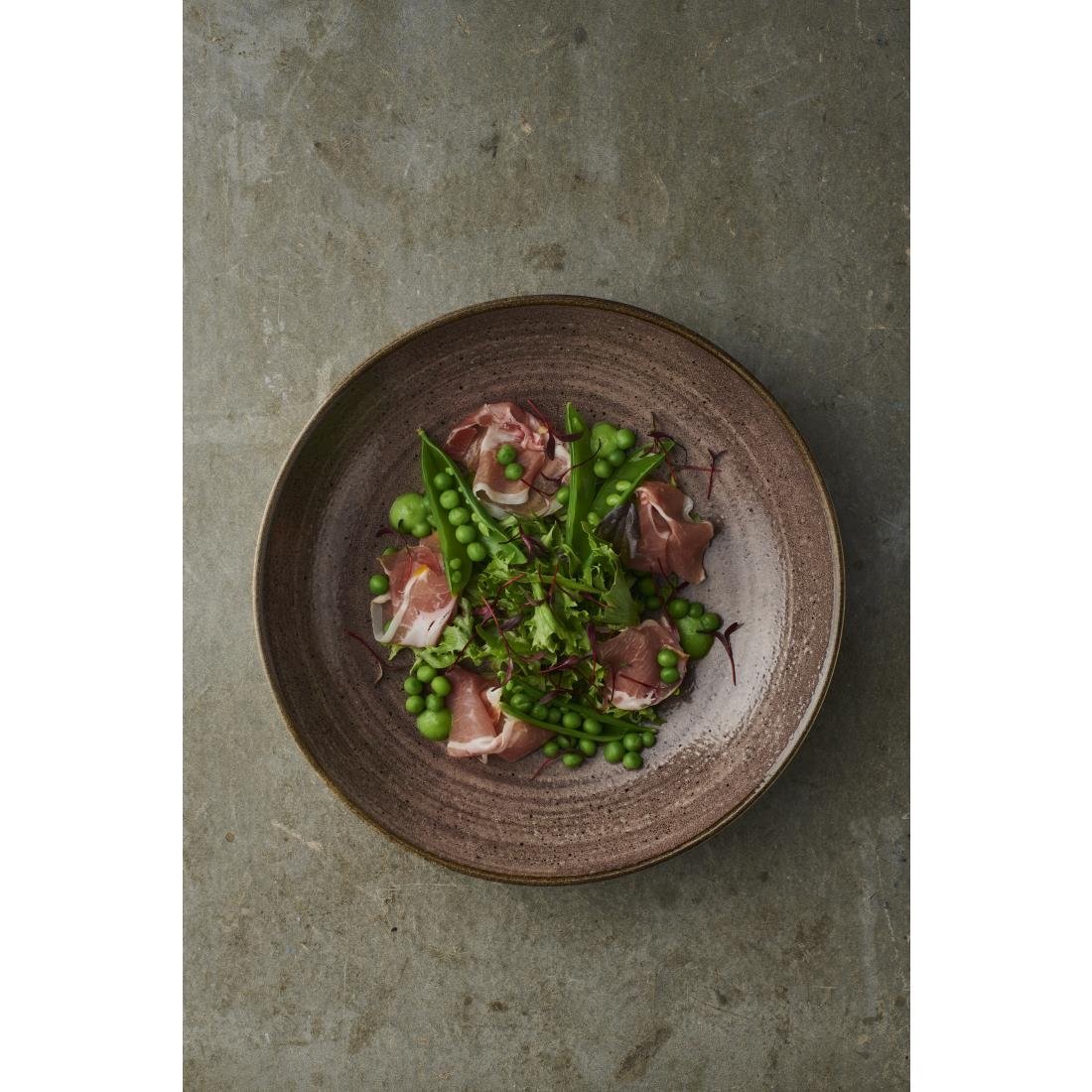 Bols Churchill Stonecast Raw Brown 184mm (Lot de 12)