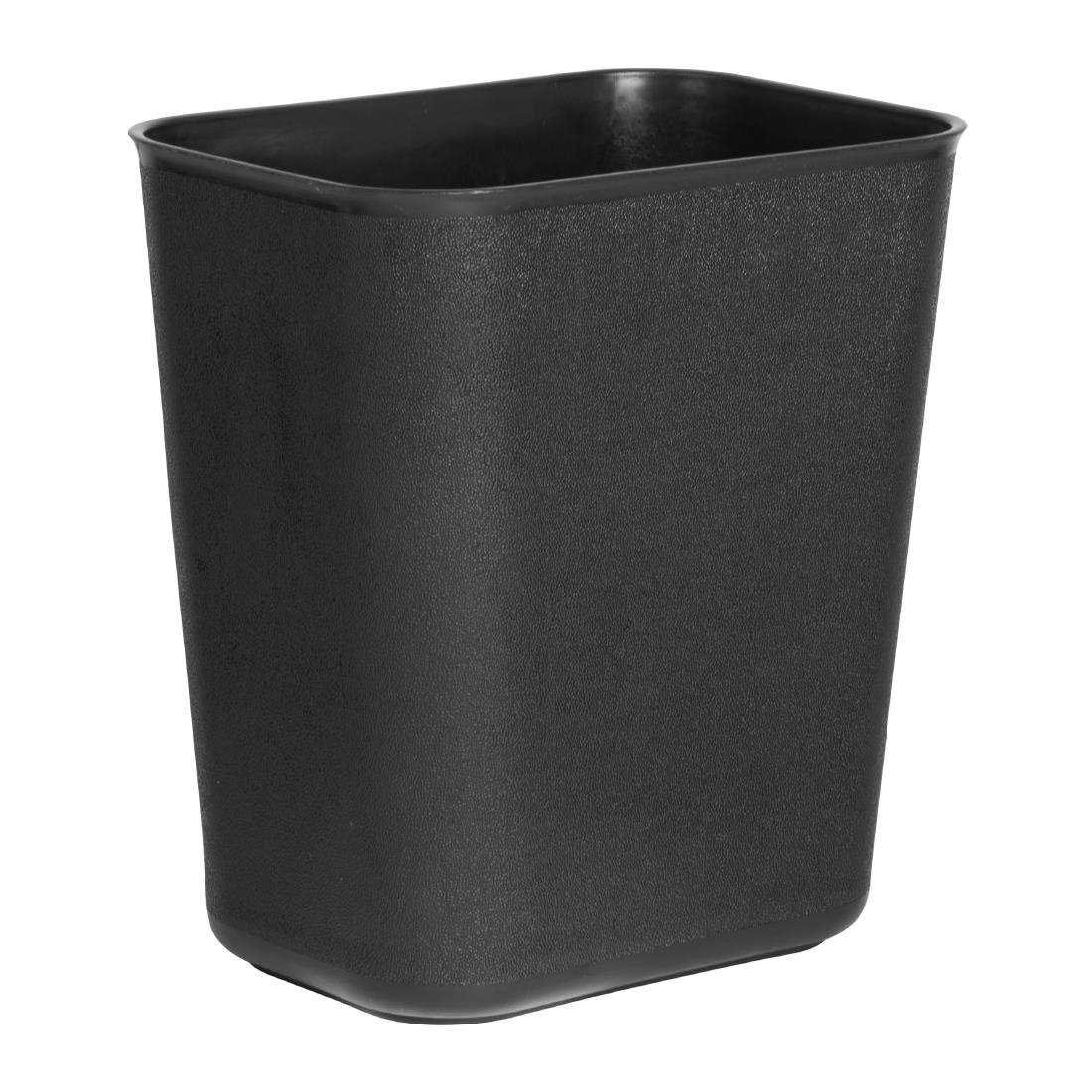 Poubelle pour hôtel/bureau noire Bolero 14L