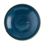 Assiettes coupe ronde Churchill Stonecast Java Blue 184mm (Lot de 12)