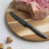 Couteaux à steak Comas Boj gris acier satiné (Boîte de 6) - NISBETS