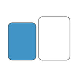Plateau en polyester Versalite Cambro moka moucheté 43 cm - NISBETS