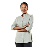 Veste de cuisine femme verte Chaud Devant Nordic - Taille S