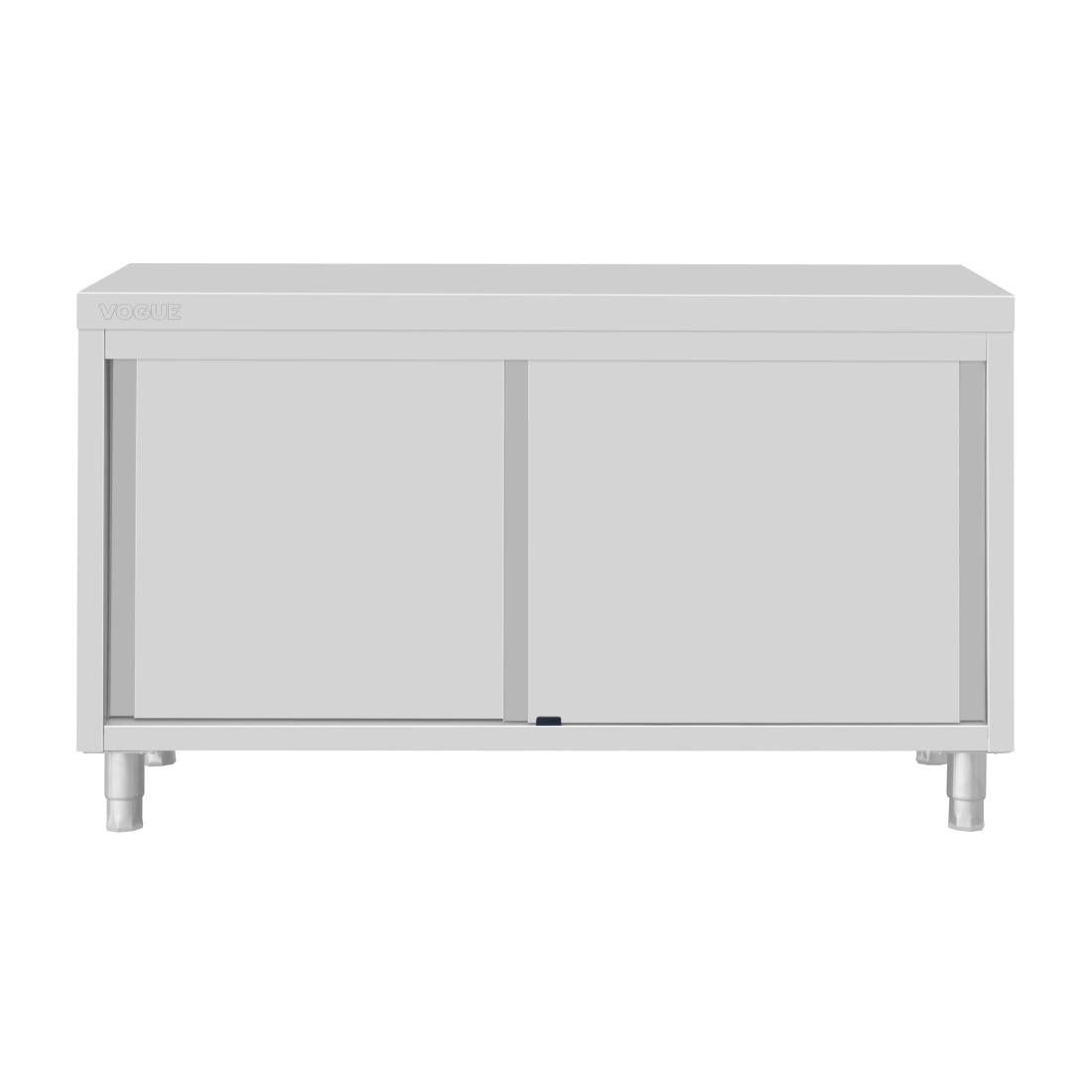 Armoire sur pieds en acier inoxydable Vogue 900x1500x600mm