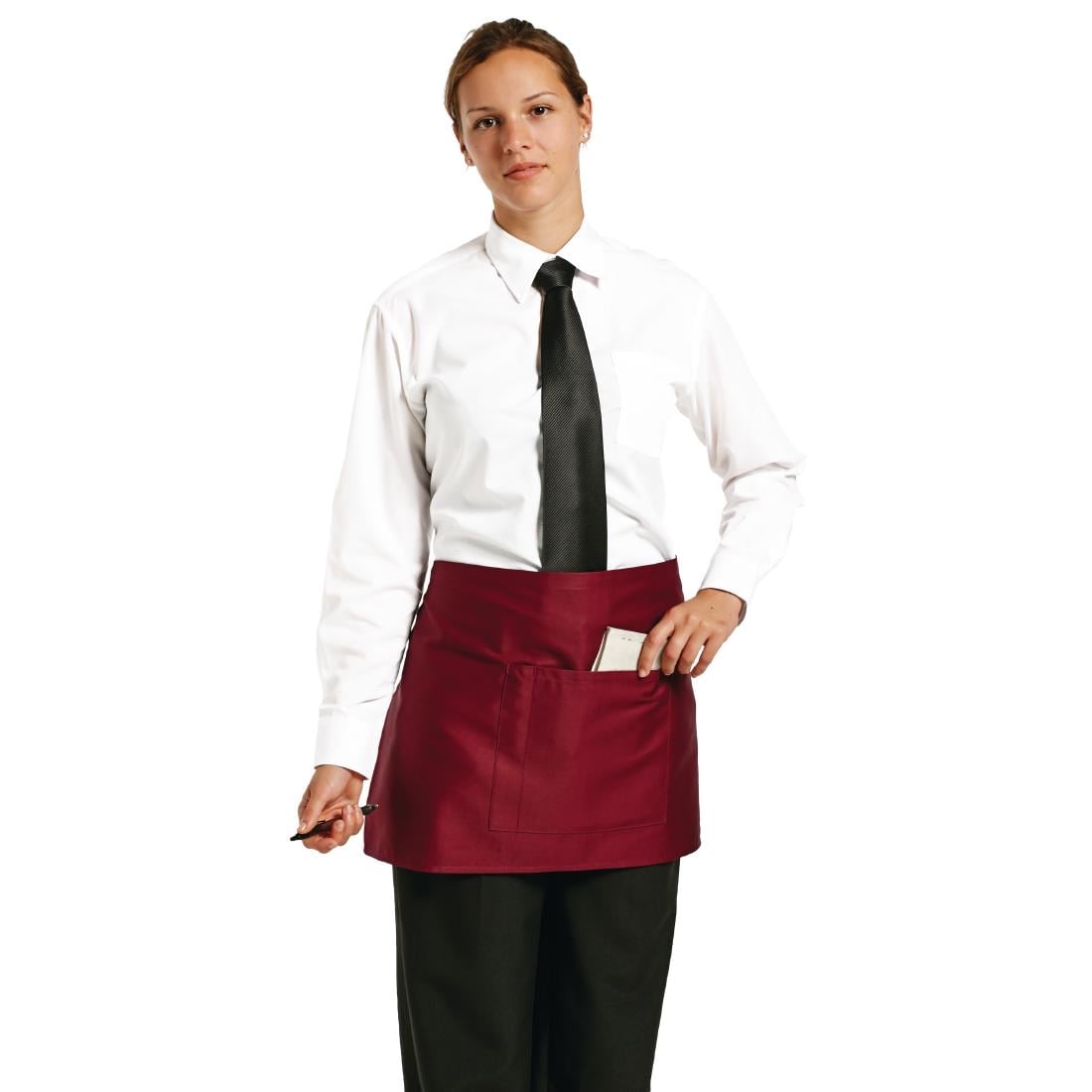 Tablier bistro court Chef Works bordeaux - NISBETS