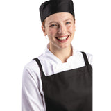 Calot de cuisine en polycoton Whites noir L - NISBETS