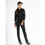 Veste de cuisine femme Chaud Devant Monza noire - Taille XXXL
