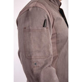 Veste de cuisine mixte légère à fermeture éclair Hartford Chef Works Urban gris graphite M - NISBETS
