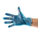 Gants bleus en vinyle - NISBETS