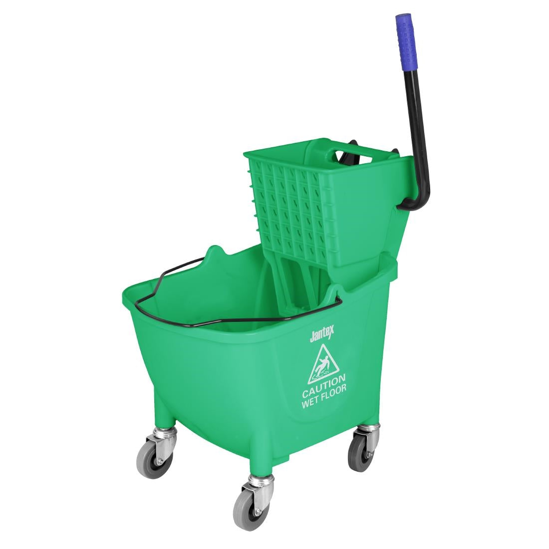 Seau essoreur avec pédale de vidange Jantex 30L vert