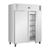 Armoire réfrigérée positive OU négative deux portes Polar série U 1300L - NISBETS