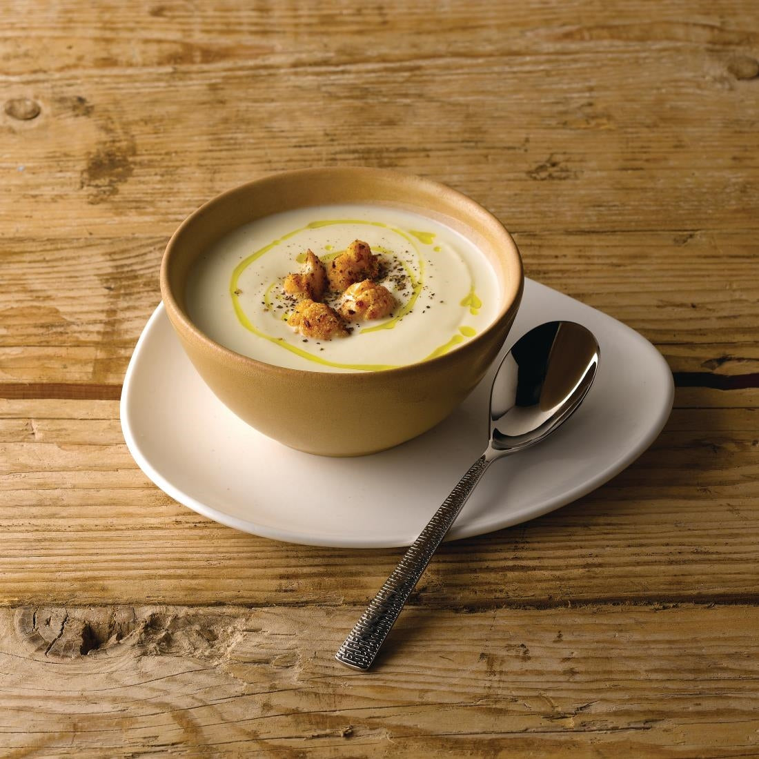 Bols profonds Churchill Super Vitrified Nourish Petra Sand 240ml (Lot de 12)