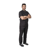 Veste de cuisine mixte Cool Vent Chef Works Urban Springfield noire - NISBETS