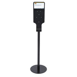 Borne d hygiène noire avec support AutoFoam Rubbermaid - NISBETS