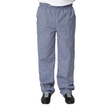 Pantalon de cuisine mixte Whites Vegas petits carreaux bleu et blanc - NISBETS