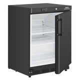Dessous de comptoir réfrigéré positif Nisbets Essentials noir 129L - NISBETS