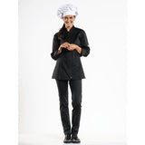 Veste de cuisine femme Chaud Devant Monza noire - Taille XXXL