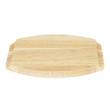 Planche en hévéa pour plat ovale en fonte Olympia 260x165mm pour FW817
