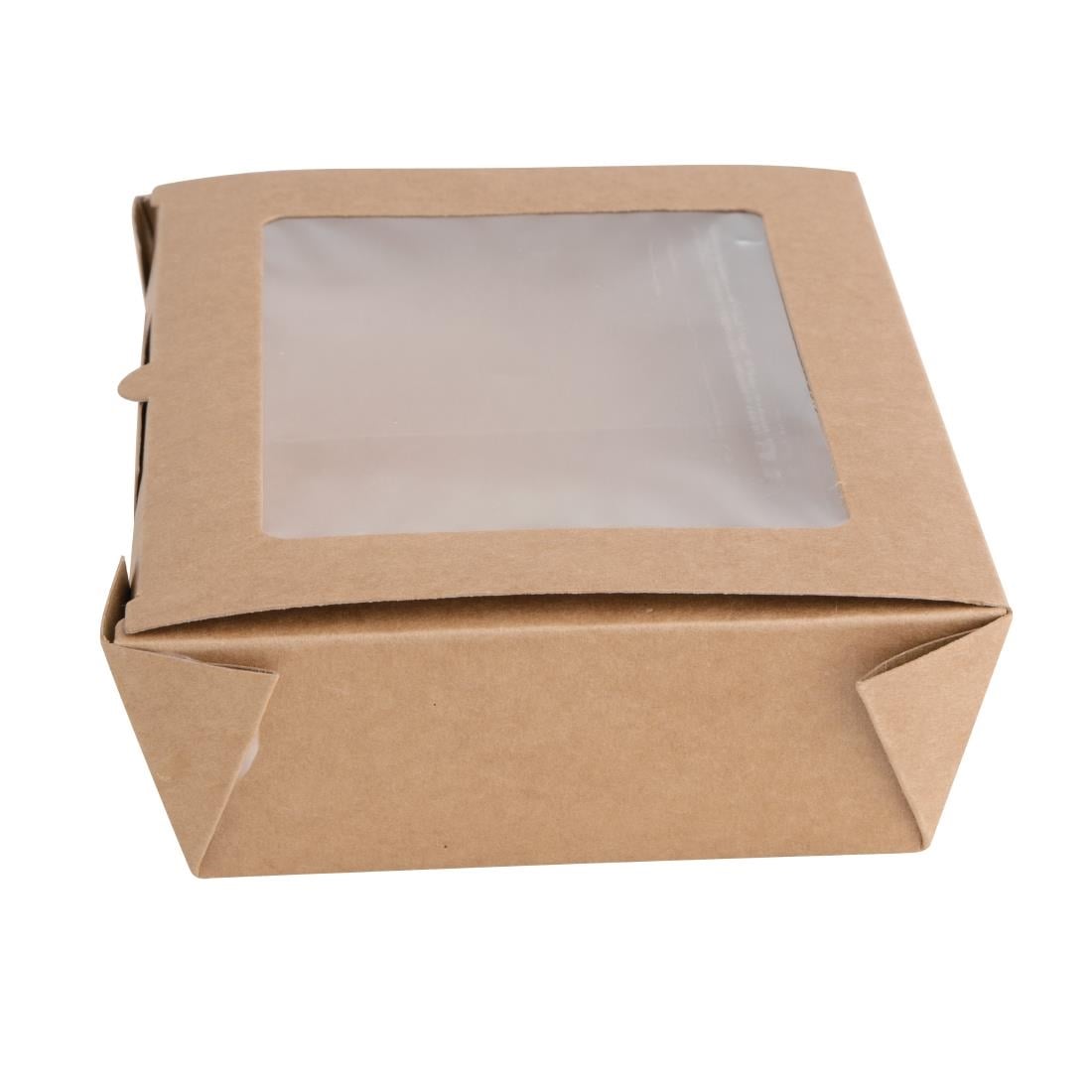 Boîtes salade compostables avec fenêtre en PLA Fiesta Compostable 1 - NISBETS