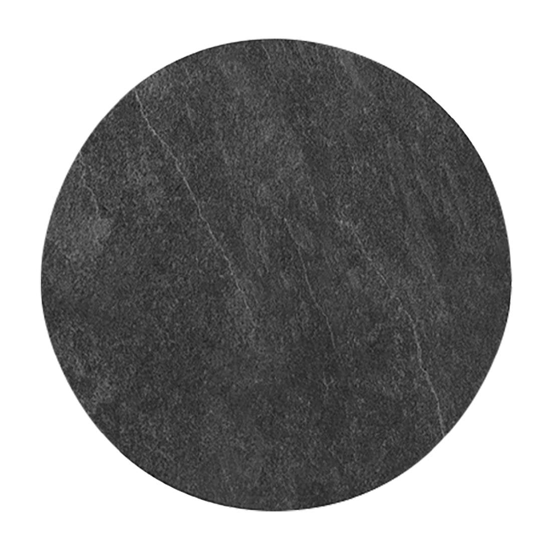 Planches de présentation rondes en polyester bio Roltex S-Plank 40 cm ardoise (lot de 5) - NISBETS
