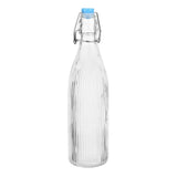 Bouteilles d'eau rainurées à bouchon mécanique Olympia 500ml (lot de 6)