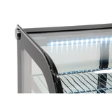 Vitrine de comptoir réfrigérée économe en énergie Polar Série G noire 160L - FRANCE CHR